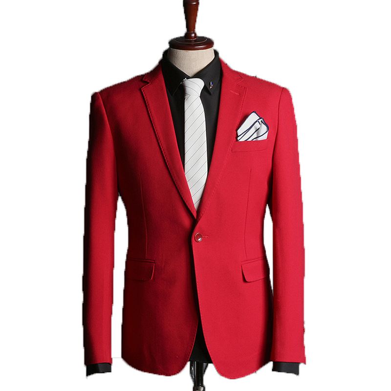 2023 Affärskostymer Män Gifter Sig Röda Kostymer