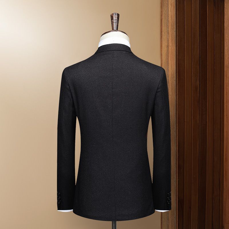 Boutique Randig Kostym Herr Affärskostym Body Suit Professionellt Bröllop