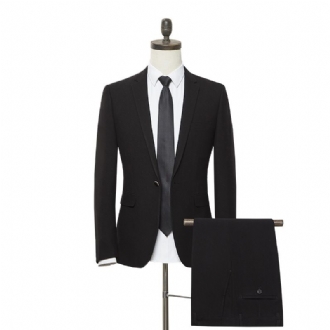 Kostym Tvådelad Business Herrkostym Body Suit Professionellt Bröllop