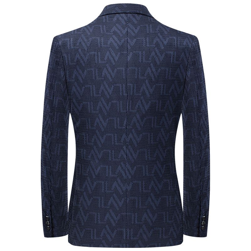 2022 Vår Höst Manchester Slim Fit Liten Kostymjacka Ung Medelålders Business Casual Enkel Kostym