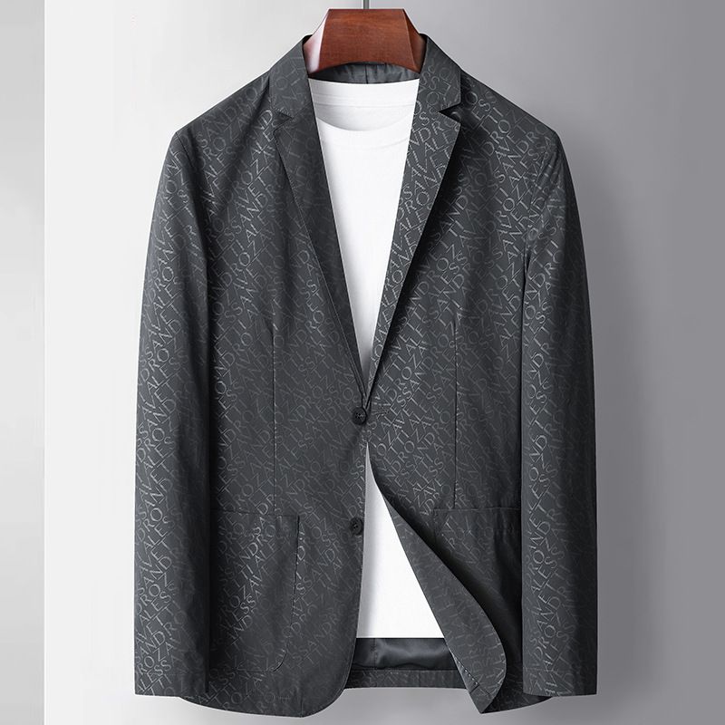 Casual Kostym Herr Trendiga Eleganta Stiliga Stekt Street High-end Jacka