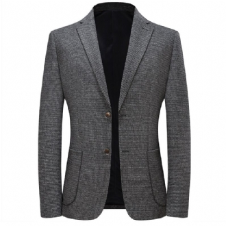 Höst Vinter Liten Houndstooth Gexi Enkelkappa Casual Business Kostym Högkvalitativ Smal Kappa