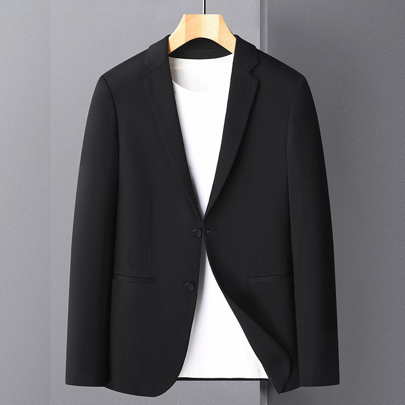 Kostym Män 2023 Höst Vintertrend Casual Liten Elastisk Slimmad