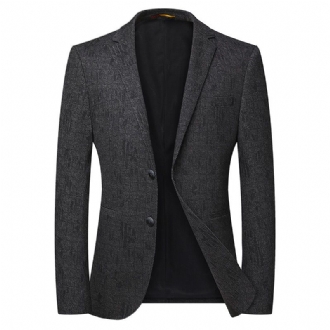 Stor Storlek Casual Kostym Herr Vår Höst Liten Endelad Topp Business Slim Höstkappa