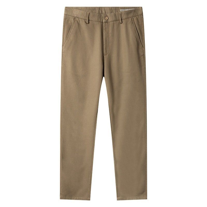 Hösten 2023 Herr Plus Size Business Casual Raka Byxor